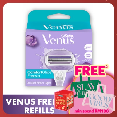 GILLETTE VENUS Comfortglide Cartridge Freesia 4s