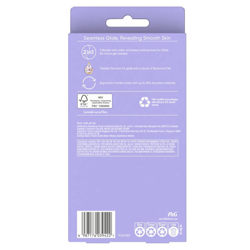 Comfortglide Razor Freesia 1s