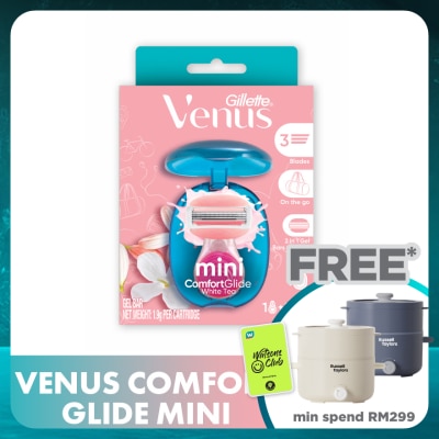 GILLETTE VENUS Mini Comfortglide White Tea Razor 1s