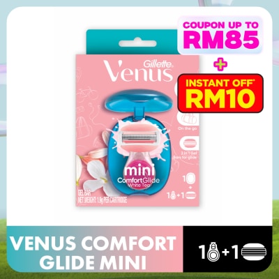 GILLETTE VENUS Mini Comfortglide White Tea Razor 1s