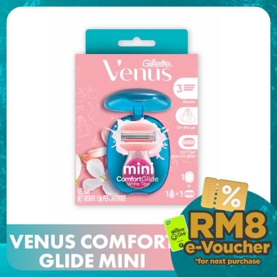 GILLETTE VENUS Mini Comfortglide White Tea Razor 1s