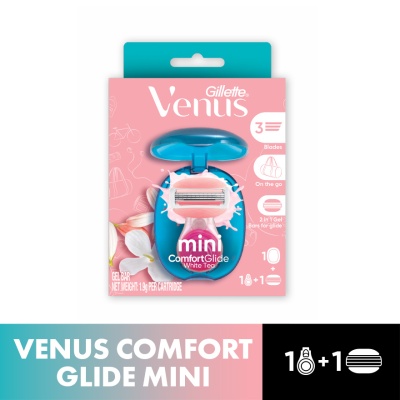 GILLETTE VENUS - Mini Comfortglide White Tea Razor 1s