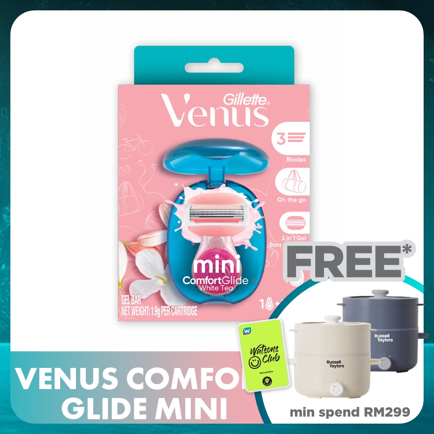 Mini Comfortglide White Tea Razor 1s