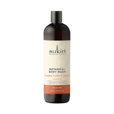 SUKIN Botanical Body Wash Ylang Ylang & Cedar 500ml