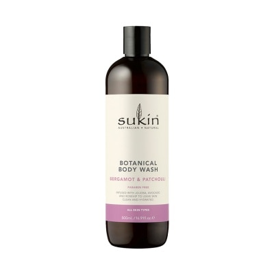 SUKIN Botanical Body Wash Bergamot & Patchouli 500ml