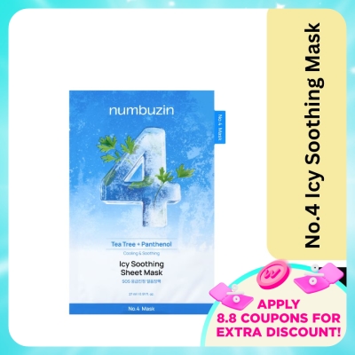 NUMBUZIN - No.4 Icy Soothing Sheet Mask 1pc