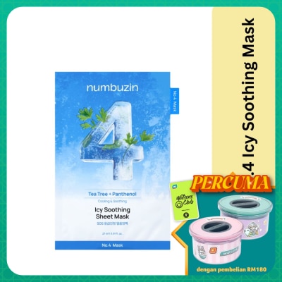 NUMBUZIN No.4 Icy Soothing Sheet Mask 1pc