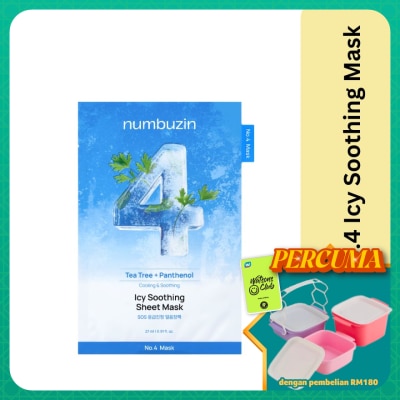 NUMBUZIN - No.4 Icy Soothing Sheet Mask 1pc