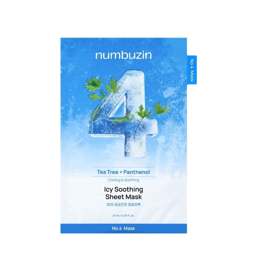 No.4 Icy Soothing Sheet Mask 1pc