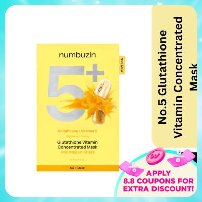 NUMBUZIN - No.5 Glutathione Vitamin Sheet Mask 1pc