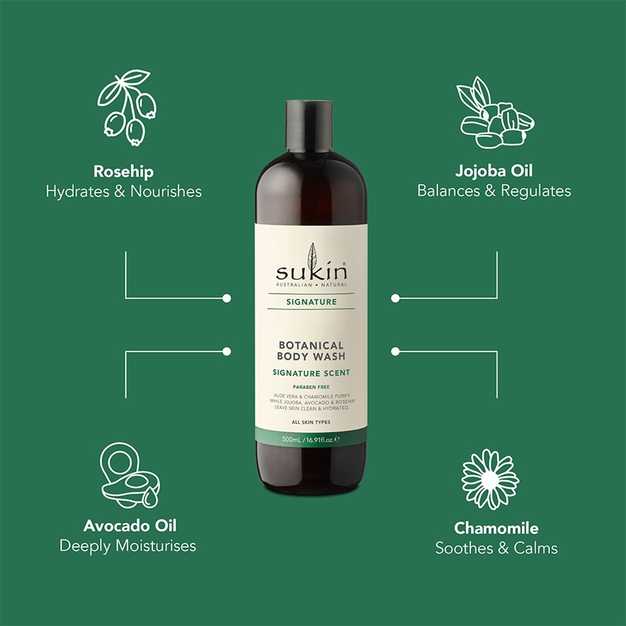 Signature Botanical Body Wash Signature Scent 500ml