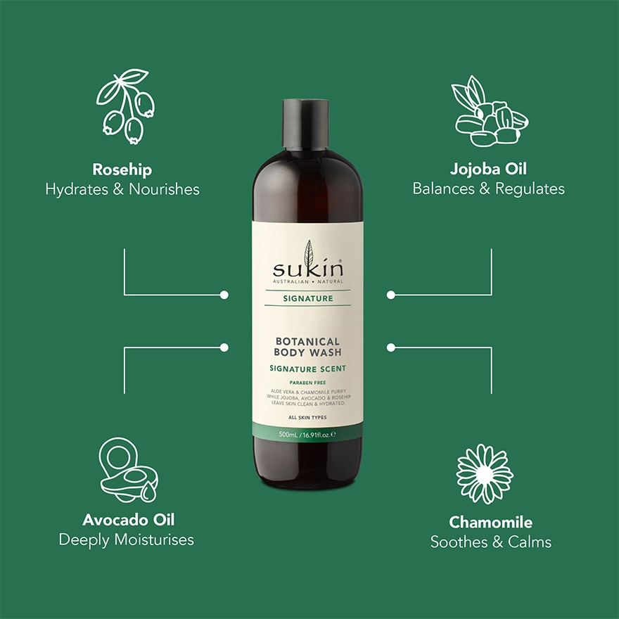 Signature Botanical Body Wash Signature Scent 500ml
