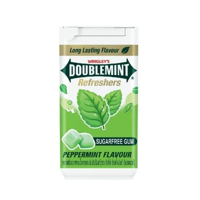 WRIGLEY'S Doublemint Refreshers Peppermint Flavour Sugarfree Gum 40g