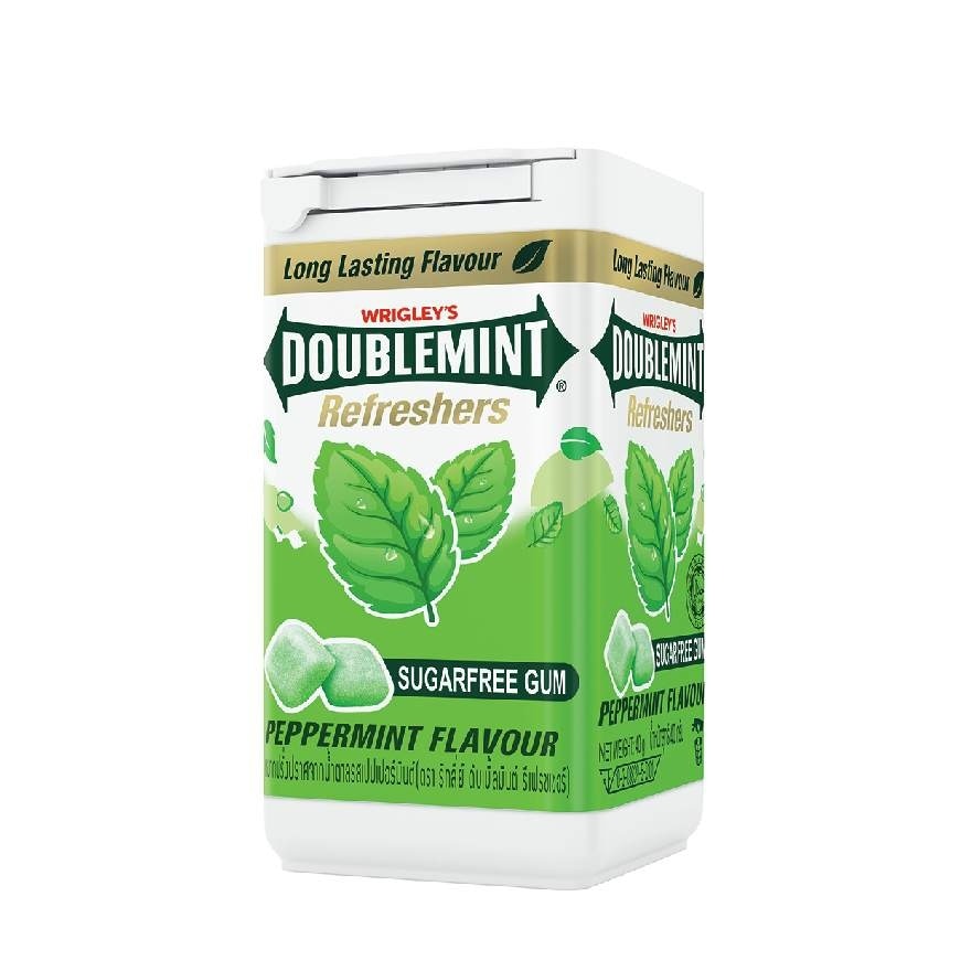 Doublemint Refreshers Peppermint Flavour Sugarfree Gum 40g