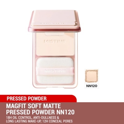 MISTINE Magfit Soft Matte Pressed Powder NN120