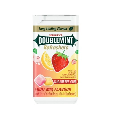 WRIGLEY'S Doublemint Refreshers Fruit Mix Flavour Sugarfree Gum 40g