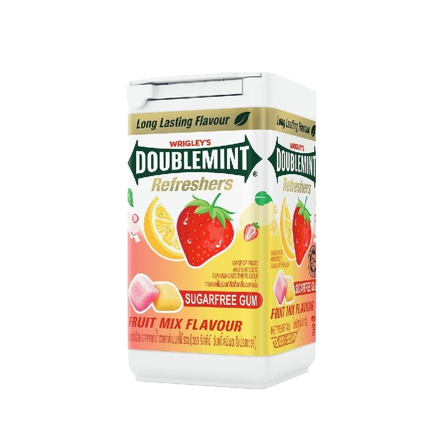 Doublemint Refreshers Fruit Mix Flavour Sugarfree Gum 40g