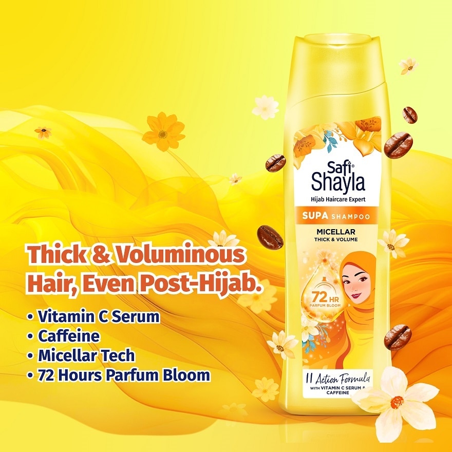 Shayla Supa Micellar, Thick & Volume Shampoo 300g