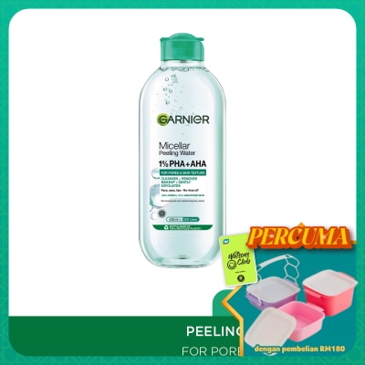 GARNIER - Micellar Exfoliating Water refines and transforms skin