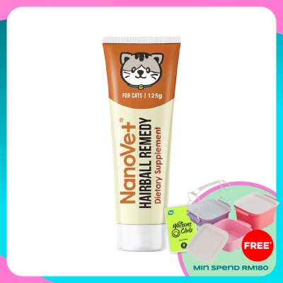 NANOVET Hairball Remedy For Cat 125g
