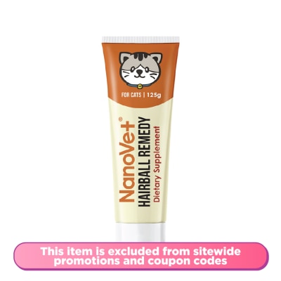 NANOVET - Hairball Remedy For Cat 125g