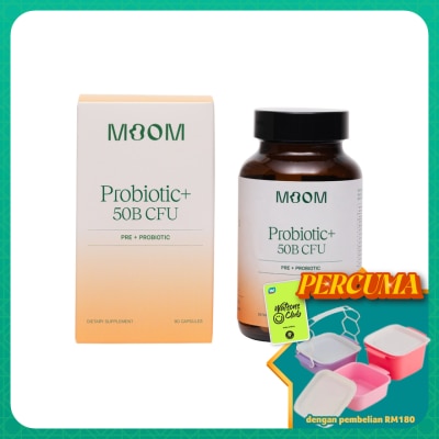 MOOM - Probiotic+ 50B CFU 90s
