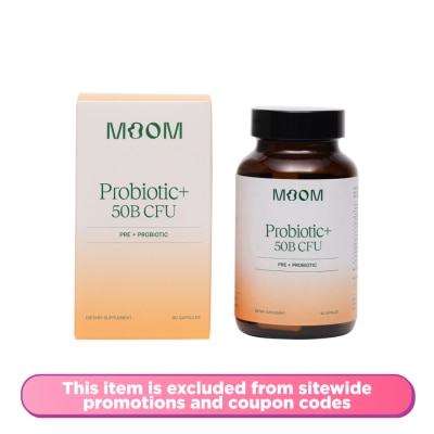 MOOM - Probiotic+ 50B CFU 90s