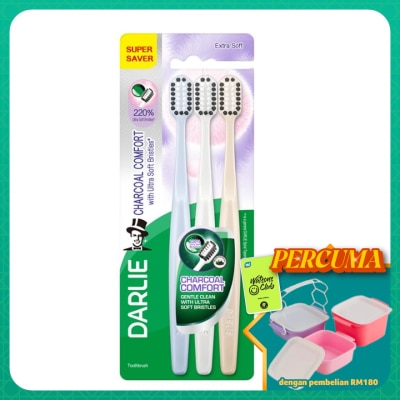 DARLIE - Toothbrush Charcoal Comfort VP 3s