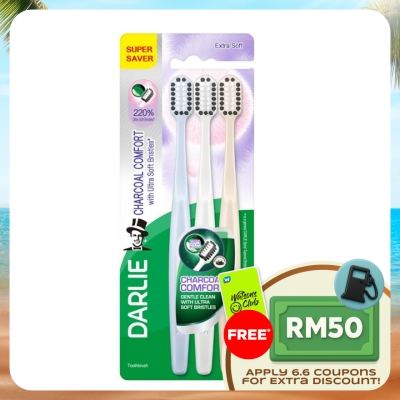 DARLIE - Toothbrush Charcoal Comfort VP 3s