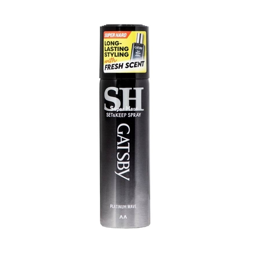 Set & Keep Spray Super Hard Platinum Wave 45g