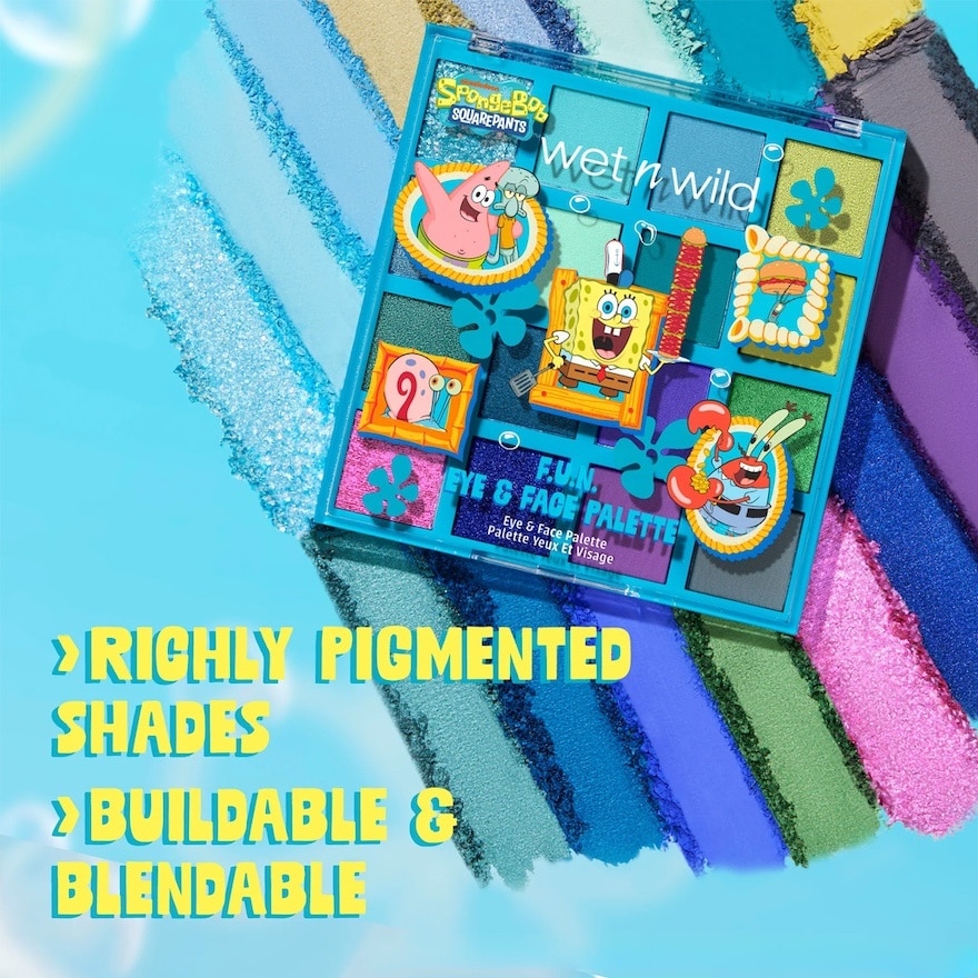 Spongebob Eye & Face Palette F.U.N