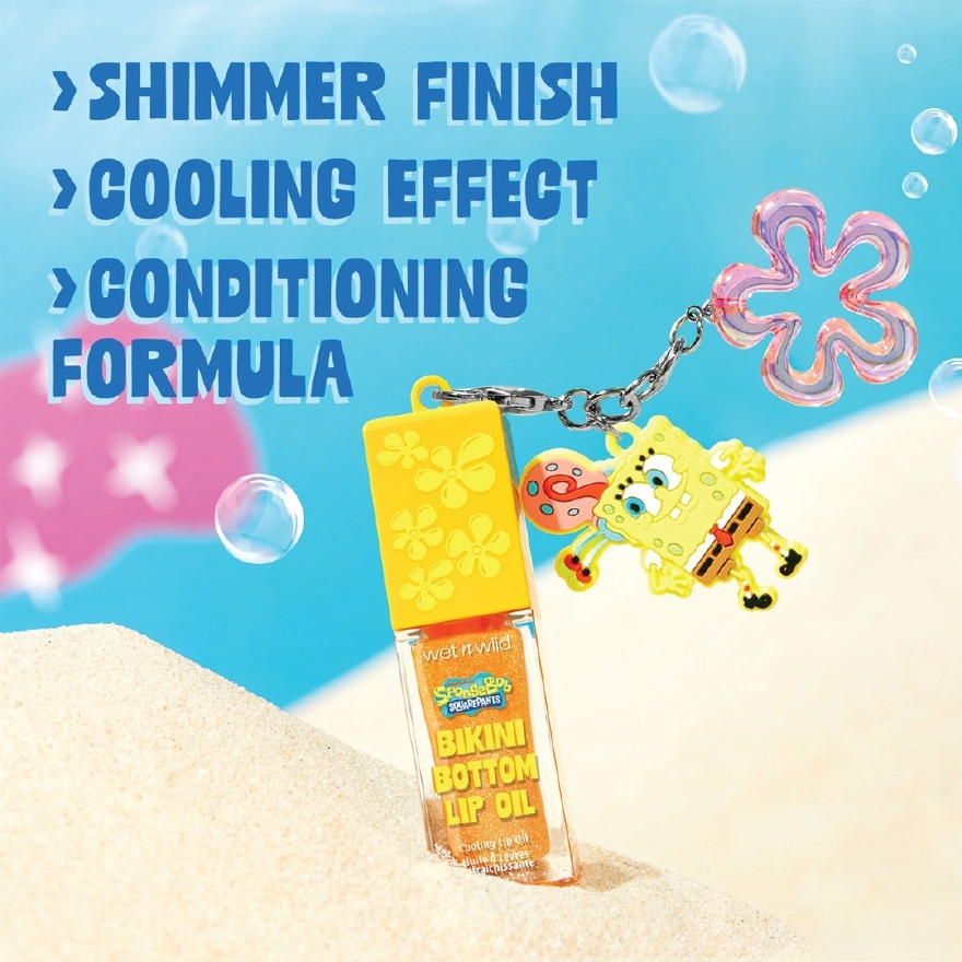 Spongebob Cooling Lip Oil With Keychain IM Ready