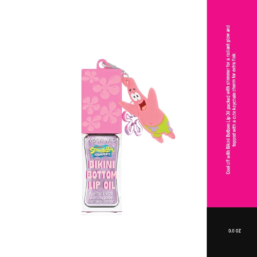Spongebob Cooling Lip Oil With Keychain I Wumbo You Wumbo