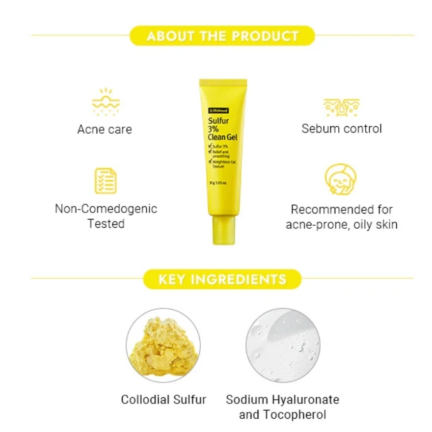 Sulfur 3% Clean Gel 30g