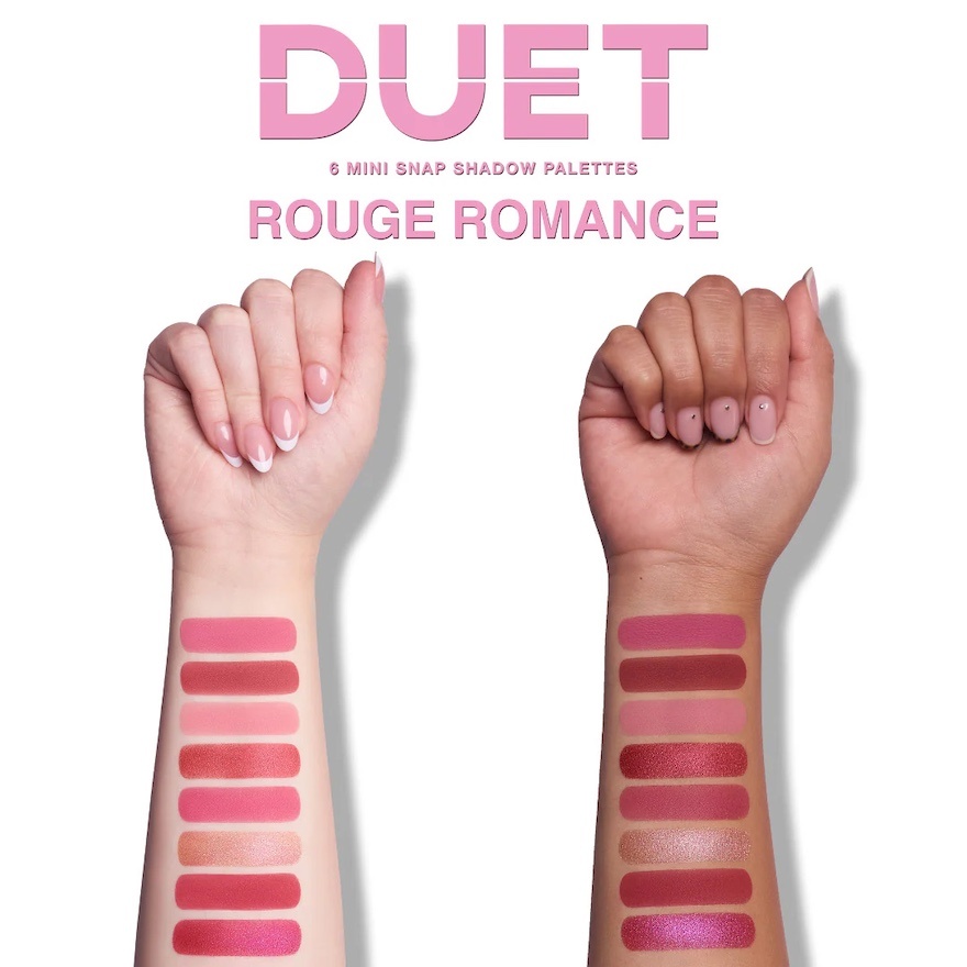 Duet Mini Snap Shadow Palette  Romance Rounge