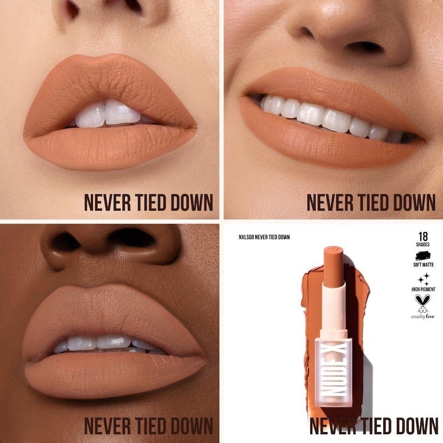 Nude X Matte Lipstick Never Tied Down