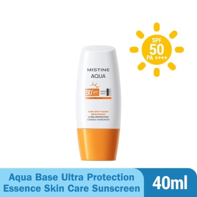 MISTINE Aqua Base Ultra Protection Essence Skin Care Sunscreen SPF50+ PA++++ 40ml