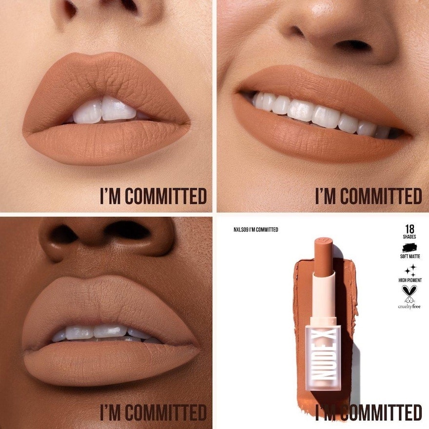 Nude X Matte Lipstick I'M Commited