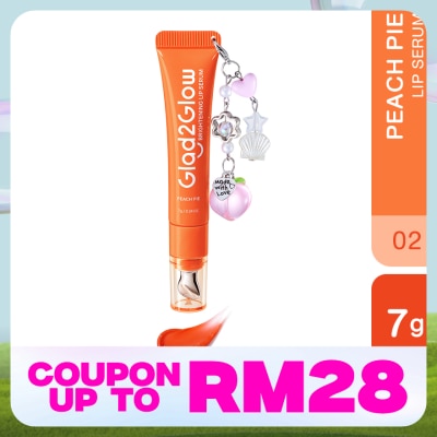 GLAD2GLOW Brightening Charm Lip Serum 02 Peach Pie 7g