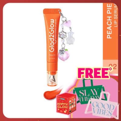 GLAD2GLOW Brightening Charm Lip Serum 02 Peach Pie 7g