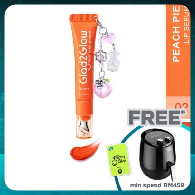 GLAD2GLOW Brightening Charm Lip Serum 02 Peach Pie 7g