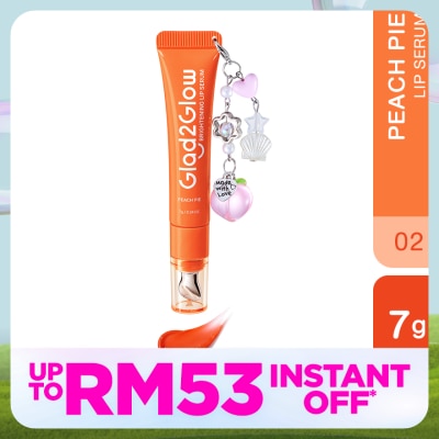 GLAD2GLOW Brightening Charm Lip Serum 02 Peach Pie 7g
