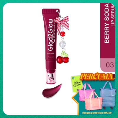 GLAD2GLOW Brightening Charm Lip Serum 03 Berry Soda 7g