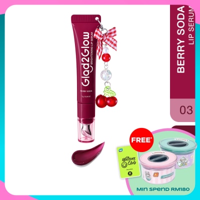 GLAD2GLOW Brightening Charm Lip Serum 03 Berry Soda 7g