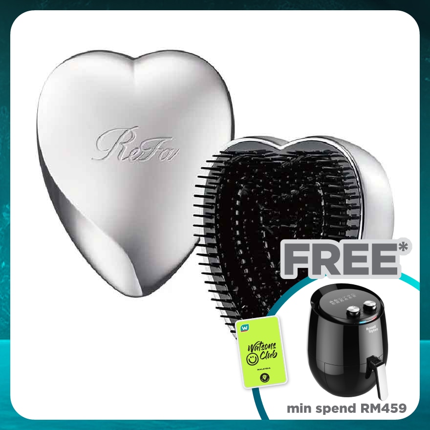 Heart Brush Silver 1s