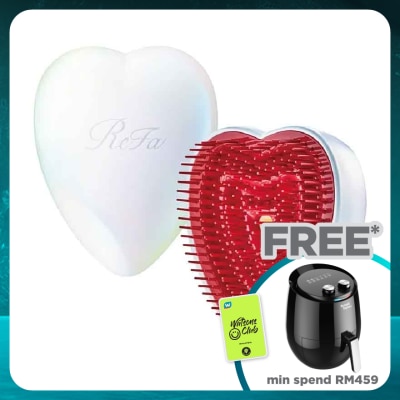 REFA Heart Brush Pearl White 1s