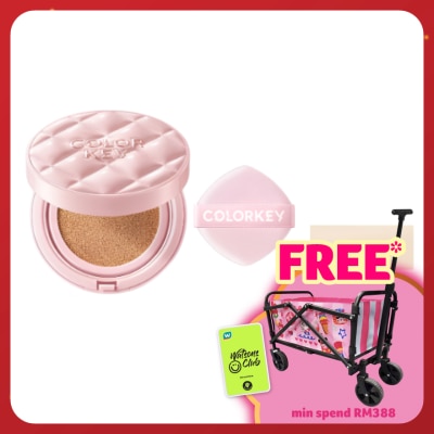 COLORKEY Long Lasting Flawless Brightening Cushion Cream SPF50+ PA++++ W1