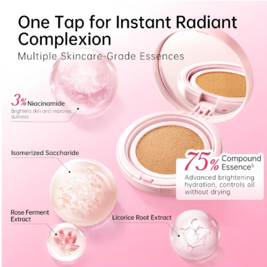 Long Lasting Flawless Brightening Cushion Cream SPF50+ PA++++ W2