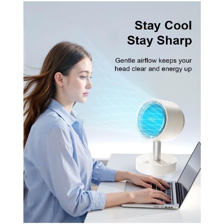 Mini Desktop Oscillating and Filtering Fan Air Pro (2000mAh) 1s