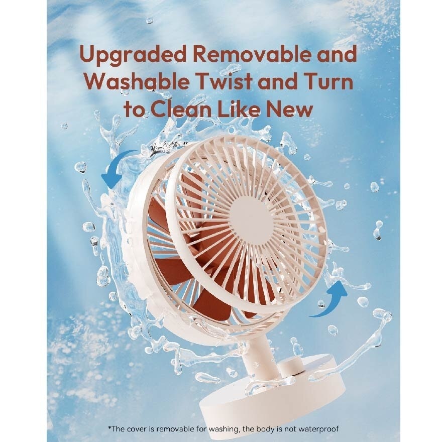 Mini Desktop Oscillating Fan Plume (2000mAh)